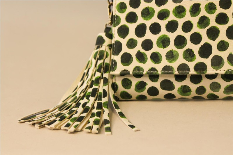 BOLSO CARTERA PYTON VERDE