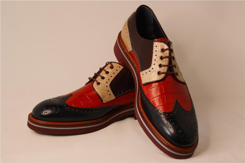 ZAPATOS MISCELANEA AZUL ROJO 2