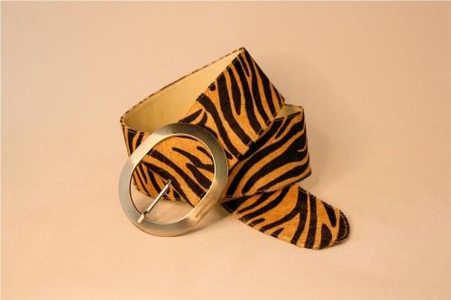 CINTURON MISCELANEA CEBRA TOSTADO