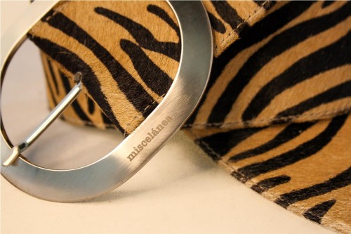 CINTURON MISCELANEA CEBRA TOSTADO