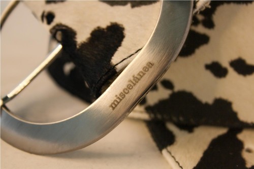 CINTURON MISCELANEA COW NEGRO