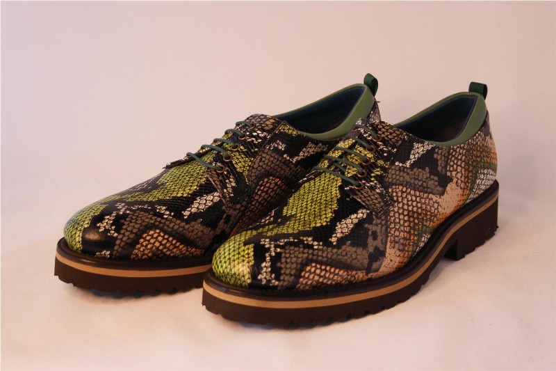 ZAPATOS MISCELANEA VERDE BEIGE CAS
