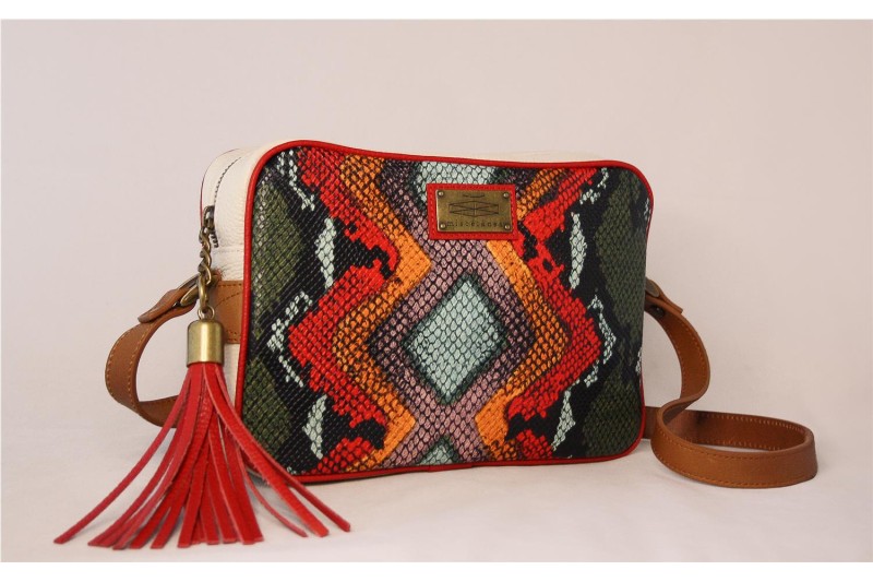 BOLSO MISCELANEA MADELEINE ROJO NARANJA