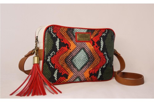 BOLSO MISCELANEA MADELEINE ROJO NARANJA