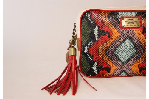 BOLSO MISCELANEA MADELEINE ROJO NARANJA