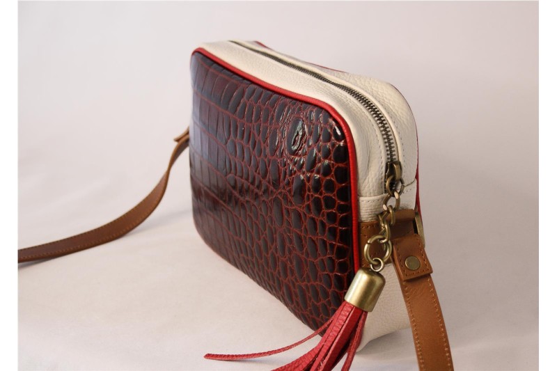 BOLSO MISCELANEA MADELEINE ROJO NARANJA