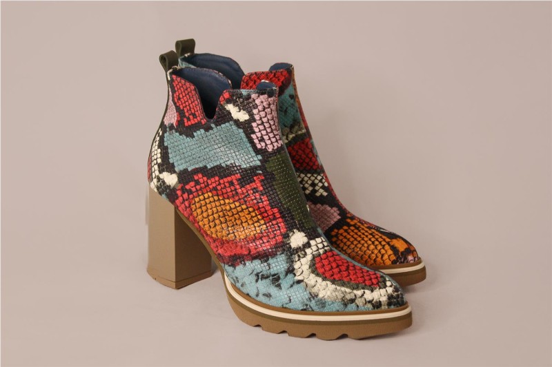 BOTINES MISCELANEA MULTICOLOR