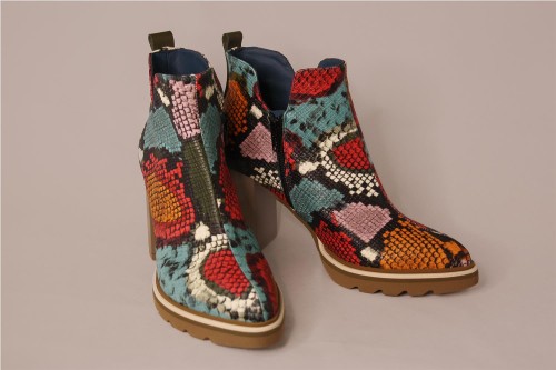 BOTINES MISCELANEA MULTICOLOR