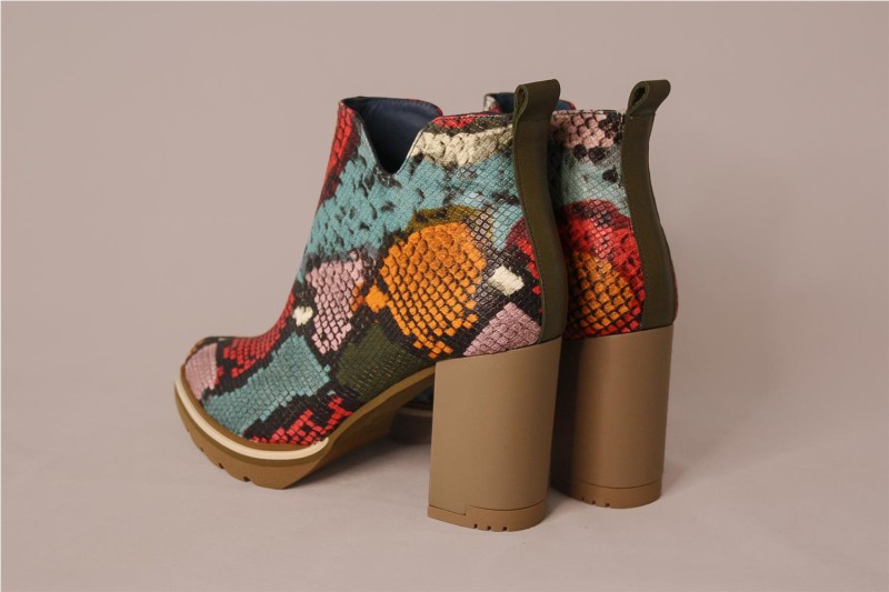 BOTINES MISCELANEA MULTICOLOR