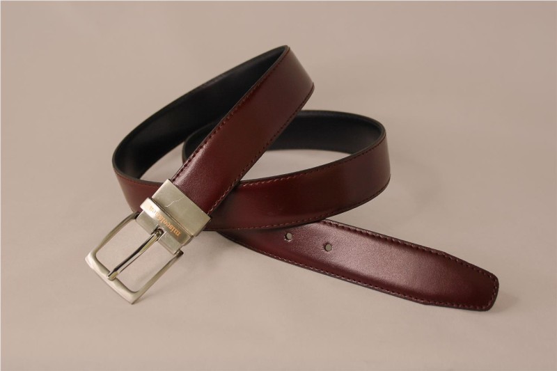 CINTURON MISCELANEA REVERSIBLE AZUL BURDEOS