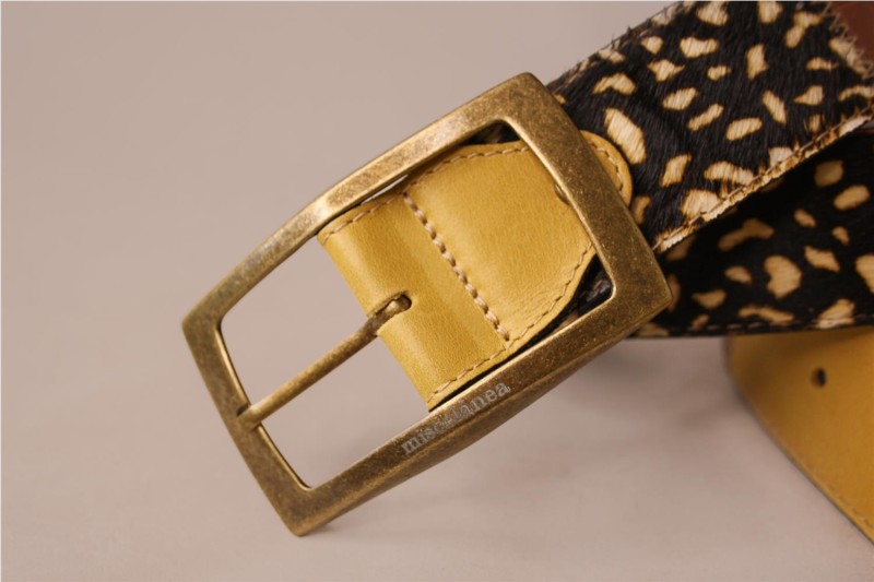 CINTURON MISCELANEA GIRAFEE MOSTAZA