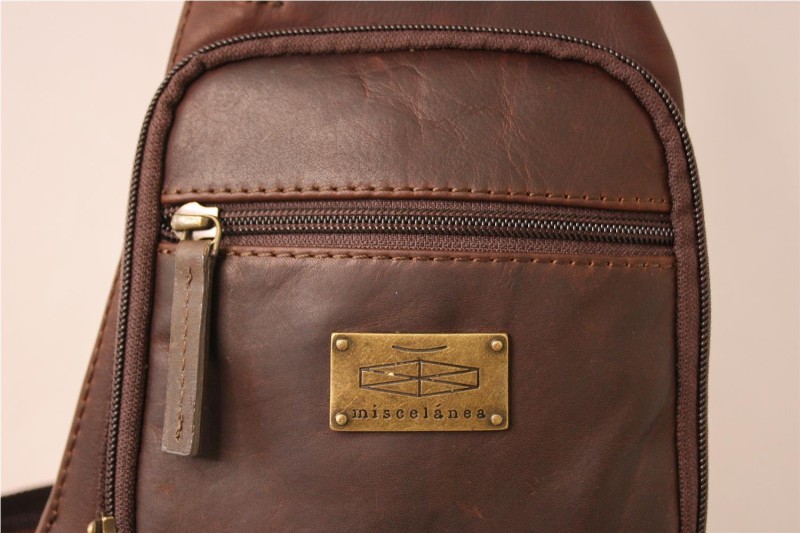 BOLSO ALFORJA MISCELANEA CUERO