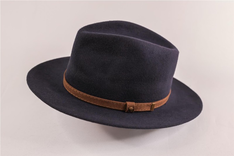 SOMBRERO FIELTRO AZUL