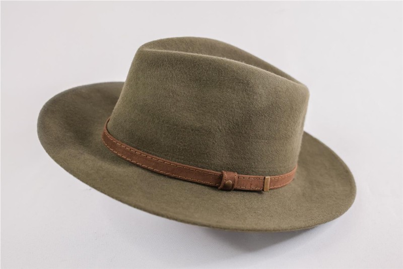 SOMBRERO FIELTRO KAKI