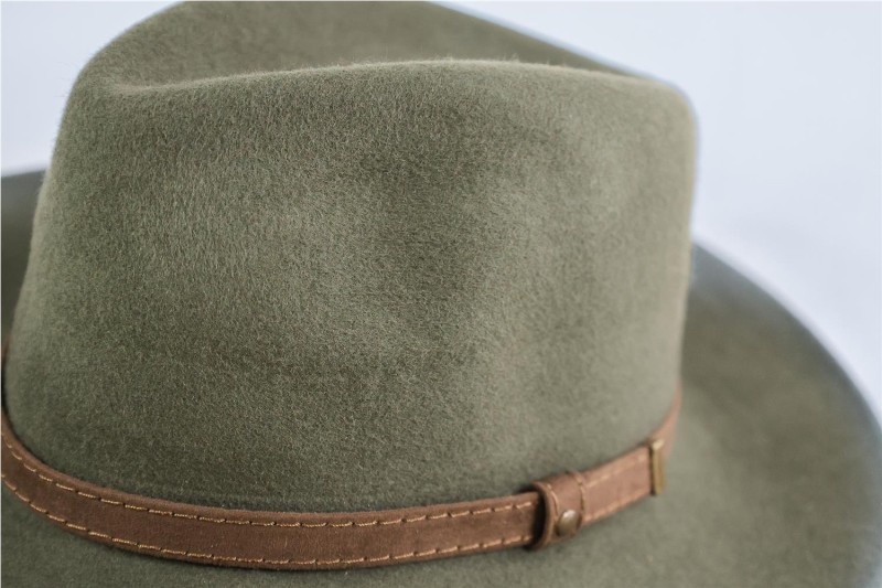 SOMBRERO FIELTRO KAKI 2