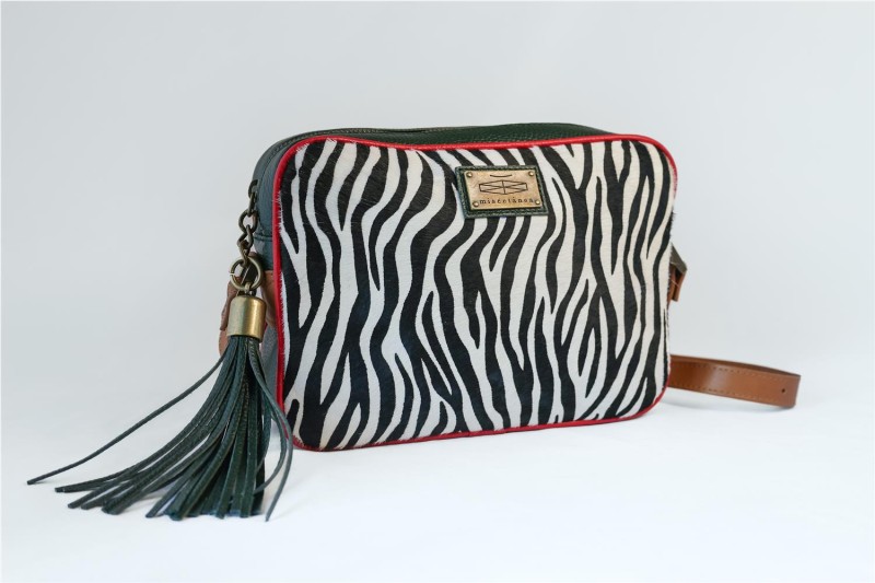 BOLSO MISCELANEA MADELEINE ISEL ROJO VERDE