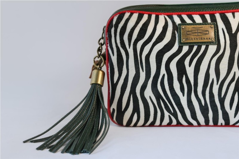 BOLSO MISCELANEA MADELEINE ISEL ROJO VERDE 2