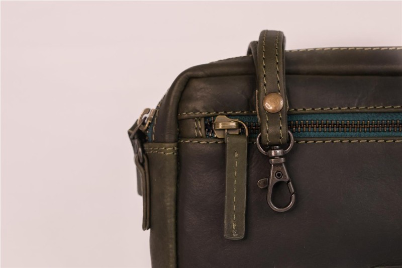 BOLSO MANO MISCELANEA VERDE