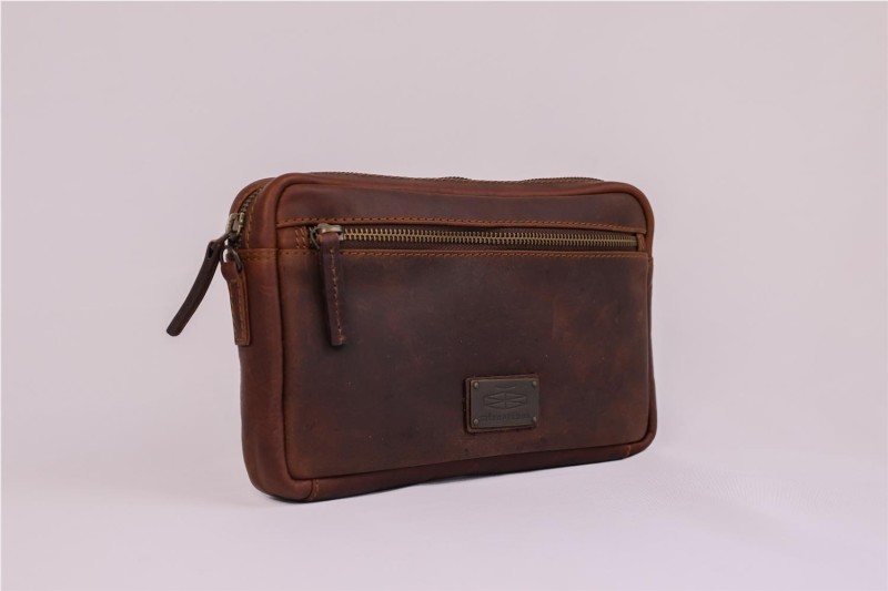 BOLSO MANO MISCELANEA CUERO