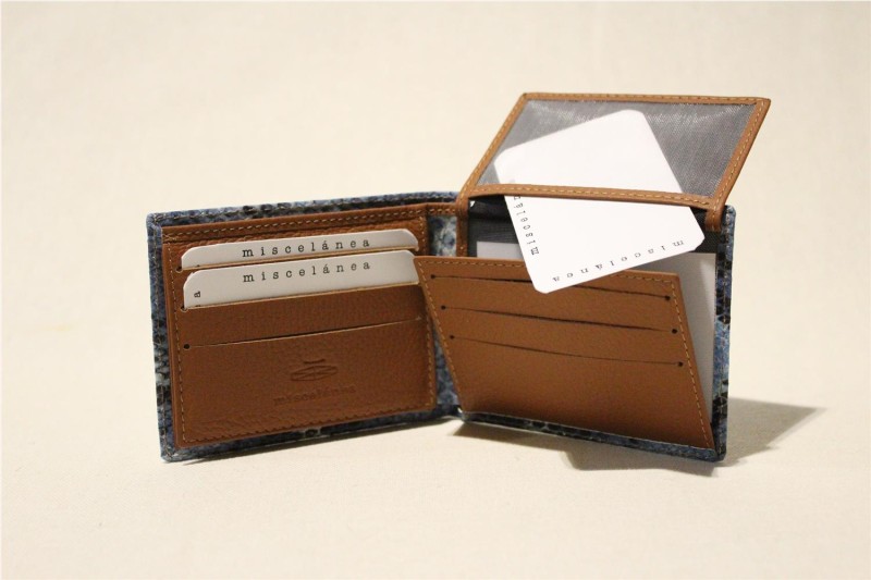 BILLETERO MISCELANEA AZUL