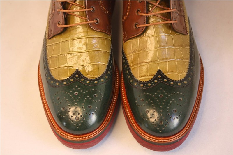 BOTINES MISCELANEA VERDE COMBI 2