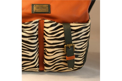 BOLSO/MOCHILA MISCELANEA JOLIE CEBRA MATTONE