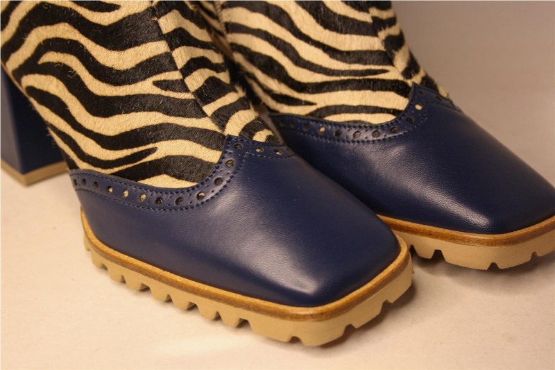 BOTINES MISCELANEA AZUL