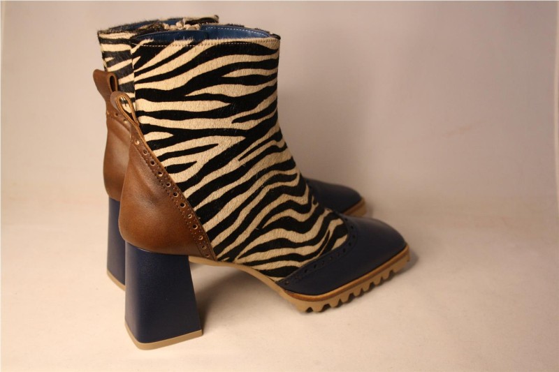 BOTINES MISCELANEA AZUL