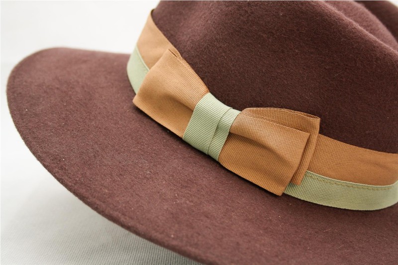 SOMBRERO FIELTRO INDEFORMABLE MARRON 2
